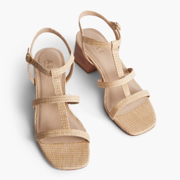 Able Shoes - ABLE Jayce woven block heel sandals 6/6.5 $110